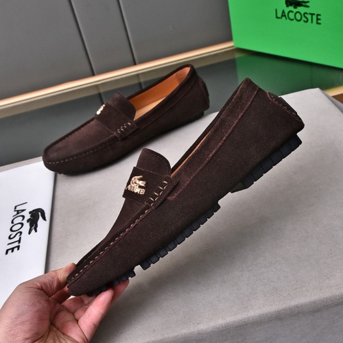 Cheap Lacoste Leather Shoes For Men #1186103 Replica Wholesale [$76.00 USD] [ITEM#1186103] on Replica Lacoste Leather Shoes