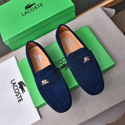 Cheap Lacoste Leather Shoes For Men #1186104 Replica Wholesale [$76.00 USD] [ITEM#1186104] on Replica Lacoste Leather Shoes