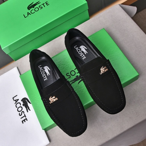 Cheap Lacoste Leather Shoes For Men #1186105 Replica Wholesale [$76.00 USD] [ITEM#1186105] on Replica Lacoste Leather Shoes