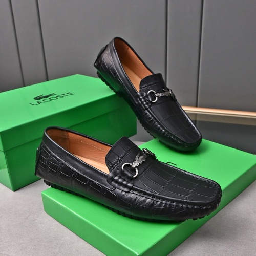 Cheap Lacoste Leather Shoes For Men #1186106 Replica Wholesale [$76.00 USD] [ITEM#1186106] on Replica Lacoste Leather Shoes