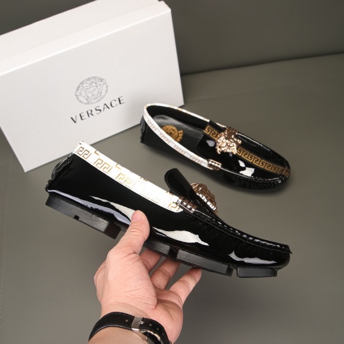 Cheap Versace Leather Shoes For Men #1186117 Replica Wholesale [$68.00 USD] [ITEM#1186117] on Replica Versace Leather Shoes
