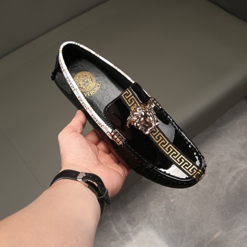 Cheap Versace Leather Shoes For Men #1186117 Replica Wholesale [$68.00 USD] [ITEM#1186117] on Replica Versace Leather Shoes