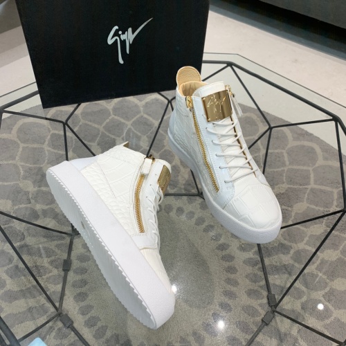 Cheap Giuseppe Zanotti High Tops Shoes For Men #1186145 Replica Wholesale [$92.00 USD] [ITEM#1186145] on Replica Giuseppe Zanotti High Tops Shoes