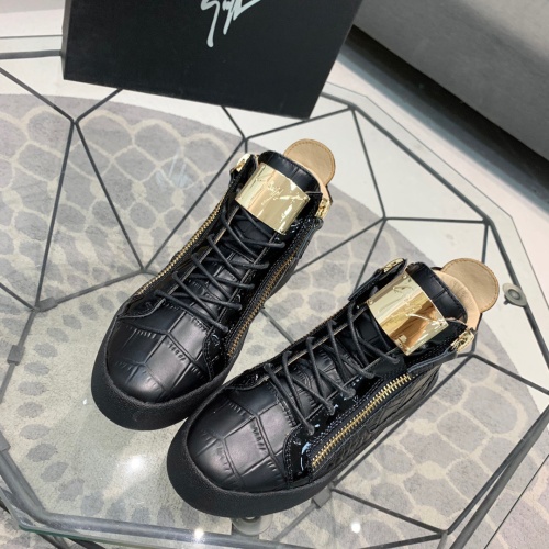 Cheap Giuseppe Zanotti High Tops Shoes For Men #1186146 Replica Wholesale [$92.00 USD] [ITEM#1186146] on Replica Giuseppe Zanotti High Tops Shoes