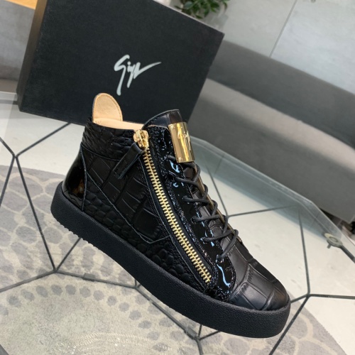 Cheap Giuseppe Zanotti High Tops Shoes For Men #1186146 Replica Wholesale [$92.00 USD] [ITEM#1186146] on Replica Giuseppe Zanotti High Tops Shoes