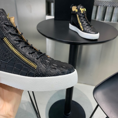 Cheap Giuseppe Zanotti High Tops Shoes For Men #1186148 Replica Wholesale [$92.00 USD] [ITEM#1186148] on Replica Giuseppe Zanotti High Tops Shoes