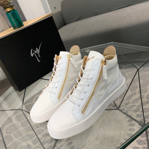 Cheap Giuseppe Zanotti High Tops Shoes For Men #1186151 Replica Wholesale [$92.00 USD] [ITEM#1186151] on Replica Giuseppe Zanotti High Tops Shoes