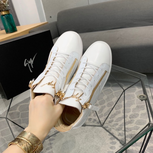 Cheap Giuseppe Zanotti High Tops Shoes For Men #1186151 Replica Wholesale [$92.00 USD] [ITEM#1186151] on Replica Giuseppe Zanotti High Tops Shoes