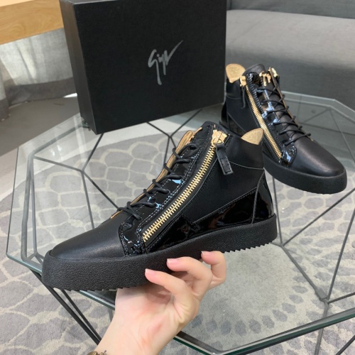 Cheap Giuseppe Zanotti High Tops Shoes For Men #1186152 Replica Wholesale [$92.00 USD] [ITEM#1186152] on Replica Giuseppe Zanotti High Tops Shoes