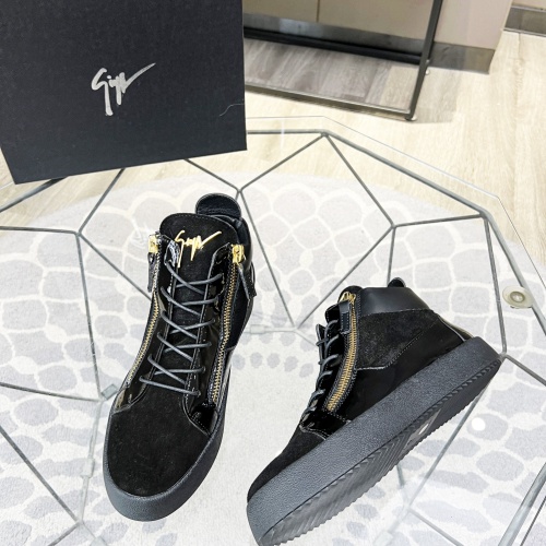 Cheap Giuseppe Zanotti High Tops Shoes For Men #1186154 Replica Wholesale [$92.00 USD] [ITEM#1186154] on Replica Giuseppe Zanotti High Tops Shoes