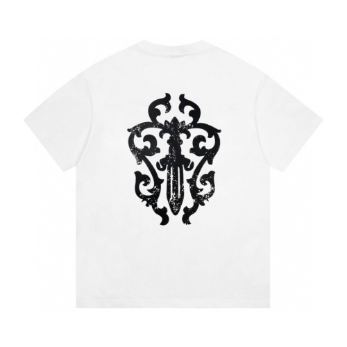 Cheap Chrome Hearts T-Shirts Short Sleeved For Unisex #1186168 Replica Wholesale [$40.00 USD] [ITEM#1186168] on Replica Chrome Hearts T-Shirts
