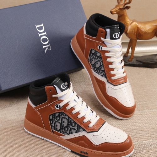 Cheap Christian Dior High Top Shoes For Men #1186407 Replica Wholesale [$80.00 USD] [ITEM#1186407] on Replica Christian Dior High Top Shoes