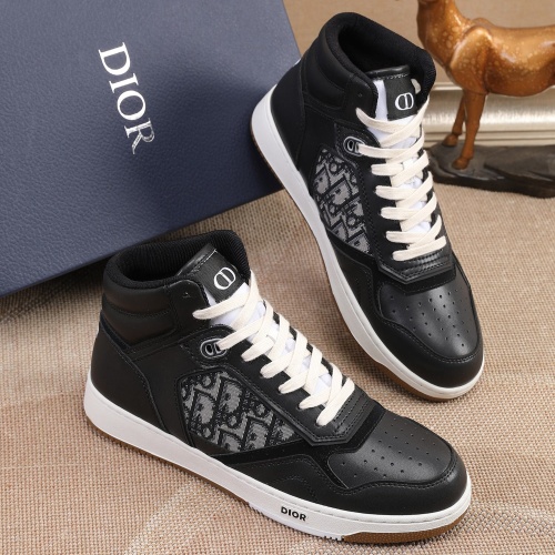 Cheap Christian Dior High Top Shoes For Men #1186408 Replica Wholesale [$80.00 USD] [ITEM#1186408] on Replica Christian Dior High Top Shoes