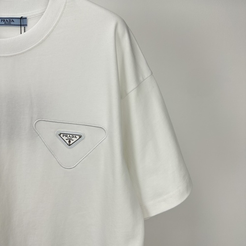 Cheap Prada T-Shirts Short Sleeved For Unisex #1186436 Replica Wholesale [$40.00 USD] [ITEM#1186436] on Replica Prada T-Shirts