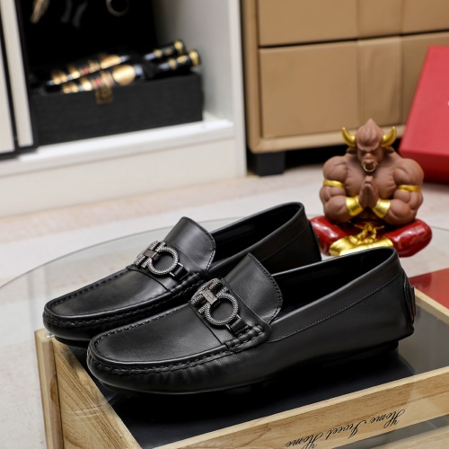 Cheap Salvatore Ferragamo Leather Shoes For Men #1186485 Replica Wholesale [$68.00 USD] [ITEM#1186485] on Replica Salvatore Ferragamo Leather Shoes