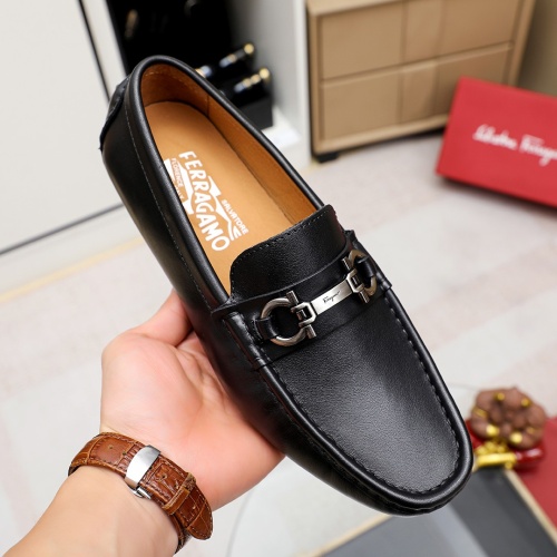 Cheap Salvatore Ferragamo Leather Shoes For Men #1186486 Replica Wholesale [$68.00 USD] [ITEM#1186486] on Replica Salvatore Ferragamo Leather Shoes