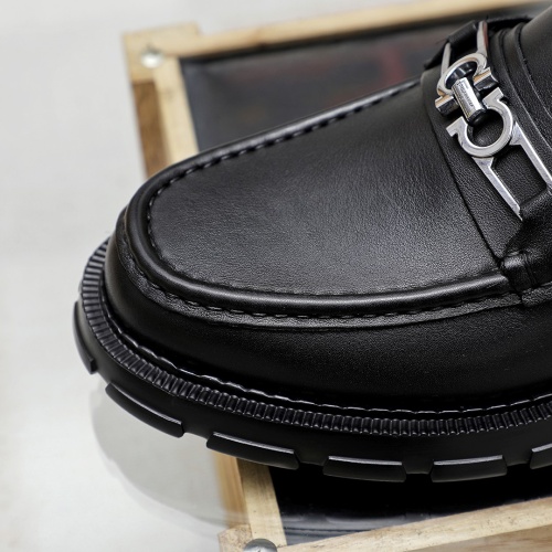 Cheap Salvatore Ferragamo Leather Shoes For Men #1186489 Replica Wholesale [$96.00 USD] [ITEM#1186489] on Replica Salvatore Ferragamo Leather Shoes