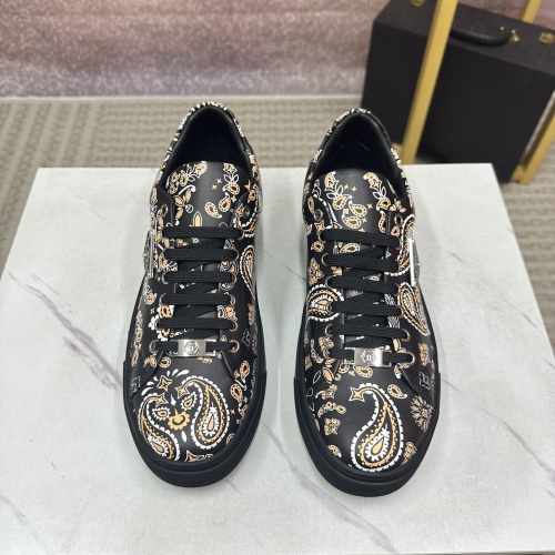 Cheap Philipp Plein Casual Shoes For Men #1186549 Replica Wholesale [$82.00 USD] [ITEM#1186549] on Replica Philipp Plein PP Casual Shoes