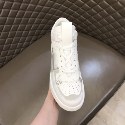 Cheap Valentino High Tops Shoes For Men #1186565 Replica Wholesale [$85.00 USD] [ITEM#1186565] on Replica Valentino High Tops Shoes