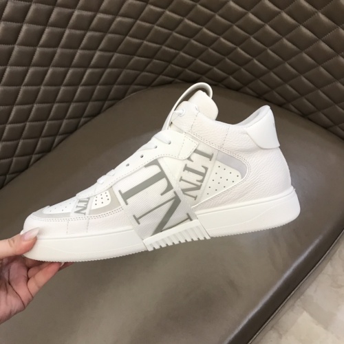 Cheap Valentino High Tops Shoes For Men #1186565 Replica Wholesale [$85.00 USD] [ITEM#1186565] on Replica Valentino High Tops Shoes