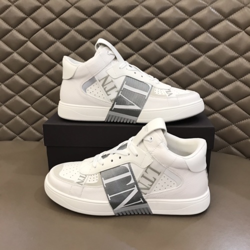 Cheap Valentino High Tops Shoes For Men #1186566 Replica Wholesale [$85.00 USD] [ITEM#1186566] on Replica Valentino High Tops Shoes