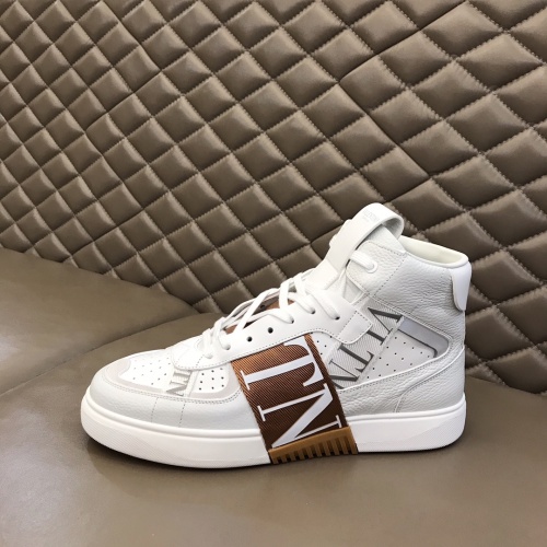 Cheap Valentino High Tops Shoes For Men #1186567 Replica Wholesale [$85.00 USD] [ITEM#1186567] on Replica Valentino High Tops Shoes