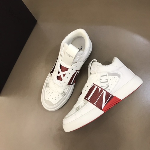 Cheap Valentino High Tops Shoes For Men #1186568 Replica Wholesale [$85.00 USD] [ITEM#1186568] on Replica Valentino High Tops Shoes