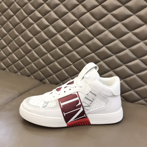 Cheap Valentino High Tops Shoes For Men #1186568 Replica Wholesale [$85.00 USD] [ITEM#1186568] on Replica Valentino High Tops Shoes