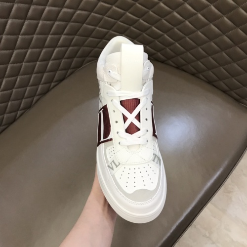 Cheap Valentino High Tops Shoes For Men #1186568 Replica Wholesale [$85.00 USD] [ITEM#1186568] on Replica Valentino High Tops Shoes