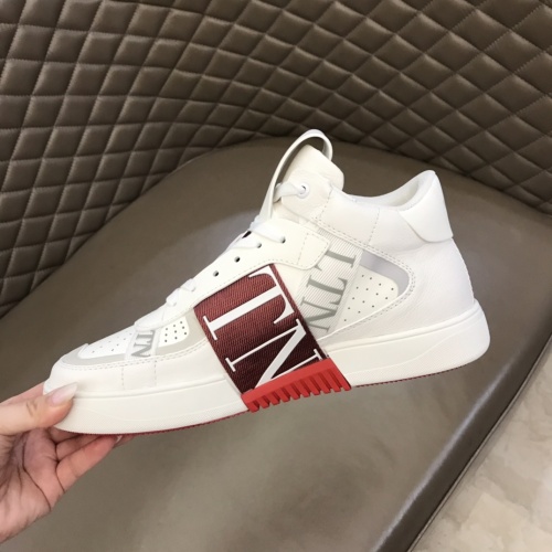 Cheap Valentino High Tops Shoes For Men #1186568 Replica Wholesale [$85.00 USD] [ITEM#1186568] on Replica Valentino High Tops Shoes