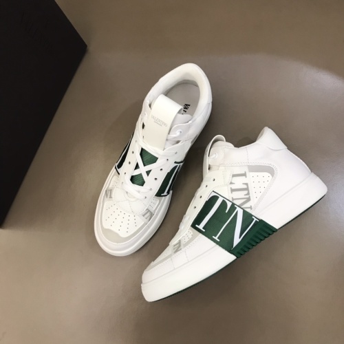 Cheap Valentino High Tops Shoes For Men #1186569 Replica Wholesale [$85.00 USD] [ITEM#1186569] on Replica Valentino High Tops Shoes