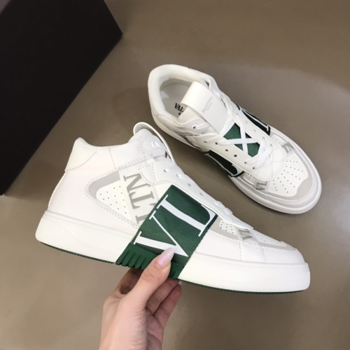 Cheap Valentino High Tops Shoes For Men #1186569 Replica Wholesale [$85.00 USD] [ITEM#1186569] on Replica Valentino High Tops Shoes