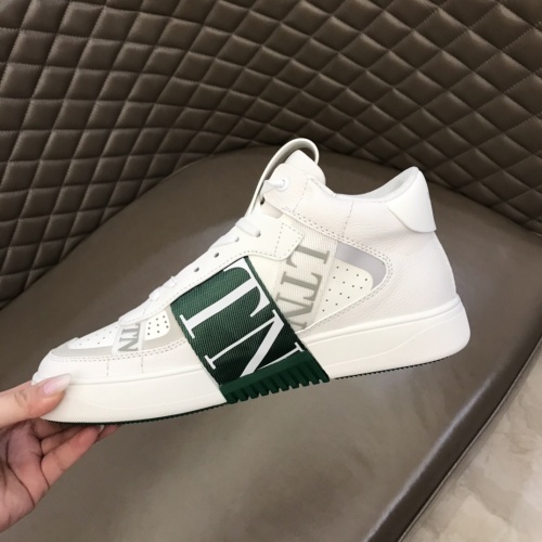 Cheap Valentino High Tops Shoes For Men #1186569 Replica Wholesale [$85.00 USD] [ITEM#1186569] on Replica Valentino High Tops Shoes