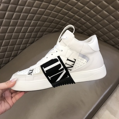 Cheap Valentino High Tops Shoes For Men #1186570 Replica Wholesale [$85.00 USD] [ITEM#1186570] on Replica Valentino High Tops Shoes