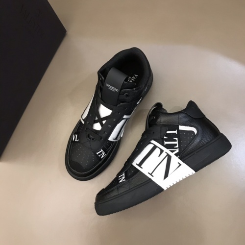 Cheap Valentino High Tops Shoes For Men #1186571 Replica Wholesale [$85.00 USD] [ITEM#1186571] on Replica Valentino High Tops Shoes