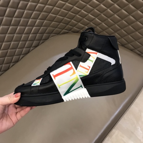 Cheap Valentino High Tops Shoes For Men #1186574 Replica Wholesale [$85.00 USD] [ITEM#1186574] on Replica Valentino High Tops Shoes