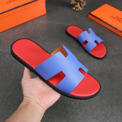 Cheap Hermes Slippers For Men #1186616 Replica Wholesale [$45.00 USD] [ITEM#1186616] on Replica Hermes Slippers