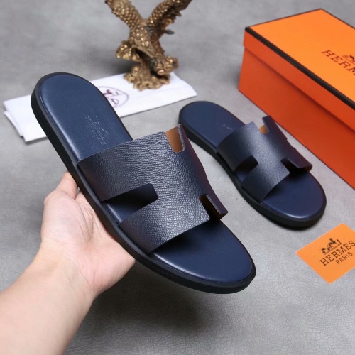 Cheap Hermes Slippers For Men #1186619 Replica Wholesale [$45.00 USD] [ITEM#1186619] on Replica Hermes Slippers