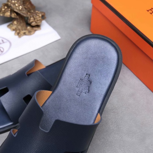 Cheap Hermes Slippers For Men #1186619 Replica Wholesale [$45.00 USD] [ITEM#1186619] on Replica Hermes Slippers