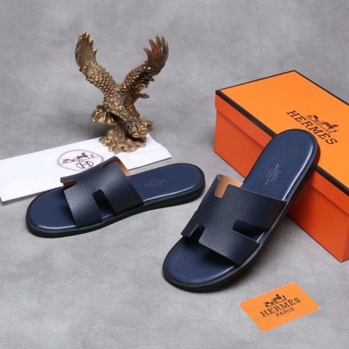 Cheap Hermes Slippers For Men #1186619 Replica Wholesale [$45.00 USD] [ITEM#1186619] on Replica Hermes Slippers