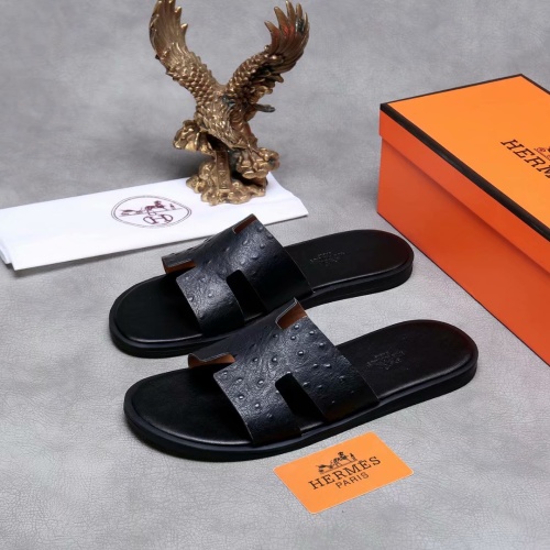 Cheap Hermes Slippers For Men #1186621 Replica Wholesale [$45.00 USD] [ITEM#1186621] on Replica Hermes Slippers