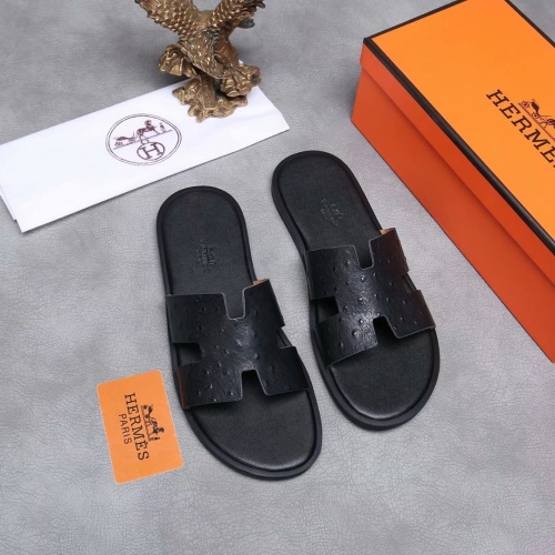 Cheap Hermes Slippers For Men #1186621 Replica Wholesale [$45.00 USD] [ITEM#1186621] on Replica Hermes Slippers