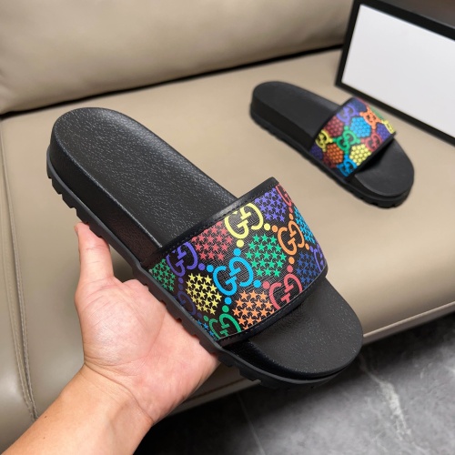 Cheap Gucci Slippers For Men #1186720 Replica Wholesale [$45.00 USD] [ITEM#1186720] on Replica Gucci Slippers