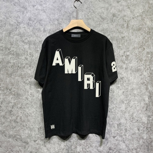 Cheap Amiri T-Shirts Short Sleeved For Unisex #1186734 Replica Wholesale [$39.00 USD] [ITEM#1186734] on Replica Amiri T-Shirts