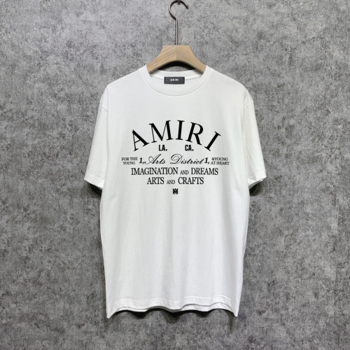 Cheap Amiri T-Shirts Short Sleeved For Unisex #1186735 Replica Wholesale [$39.00 USD] [ITEM#1186735] on Replica Amiri T-Shirts