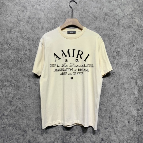 Cheap Amiri T-Shirts Short Sleeved For Unisex #1186736 Replica Wholesale [$39.00 USD] [ITEM#1186736] on Replica Amiri T-Shirts