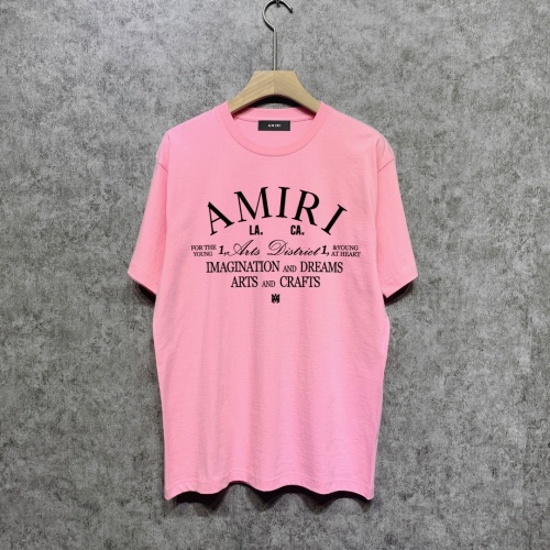 Cheap Amiri T-Shirts Short Sleeved For Unisex #1186738 Replica Wholesale [$39.00 USD] [ITEM#1186738] on Replica Amiri T-Shirts