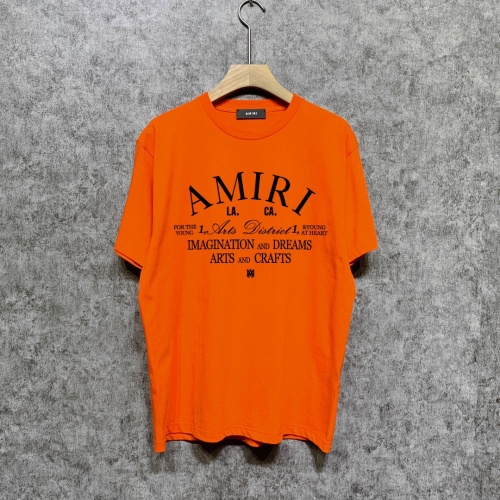 Cheap Amiri T-Shirts Short Sleeved For Unisex #1186740 Replica Wholesale [$39.00 USD] [ITEM#1186740] on Replica Amiri T-Shirts