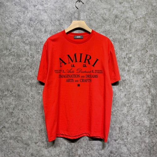Cheap Amiri T-Shirts Short Sleeved For Unisex #1186741 Replica Wholesale [$39.00 USD] [ITEM#1186741] on Replica Amiri T-Shirts
