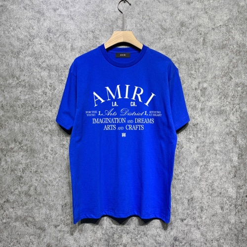 Cheap Amiri T-Shirts Short Sleeved For Unisex #1186745 Replica Wholesale [$39.00 USD] [ITEM#1186745] on Replica Amiri T-Shirts
